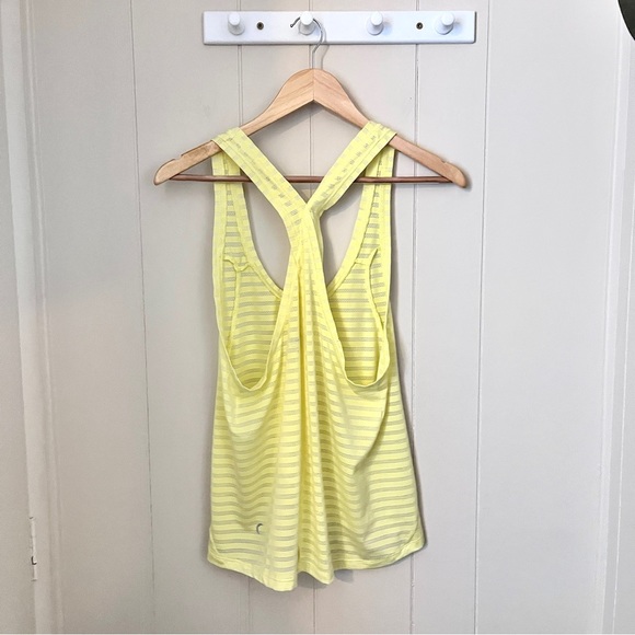 Zyia Nimbus Split Back Tank Yellow - Picture 5 of 9